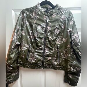 Floral Green Women's Jacket